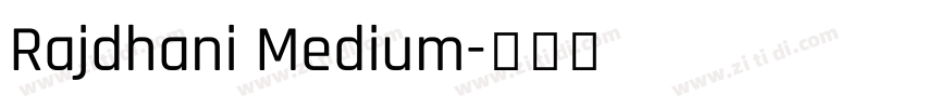 Rajdhani Medium字体转换